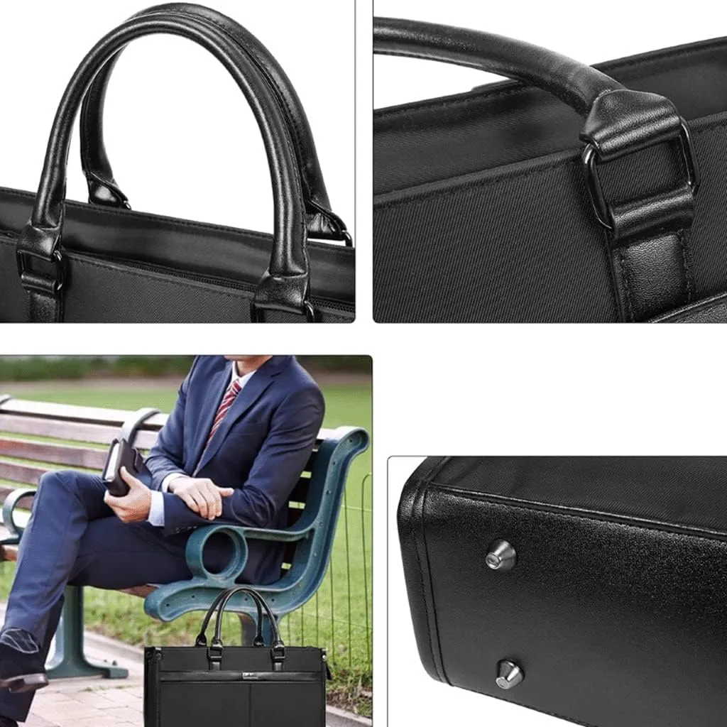 15.6 Inch Briefcase Convertible Messenger Bags Handbag Men Waterproof Nylon Multifunctional Business Shoulder Bag