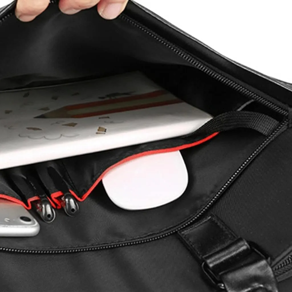 15.6 Inch Briefcase Convertible Messenger Bags Handbag Men Waterproof Nylon Multifunctional Business Shoulder Bag