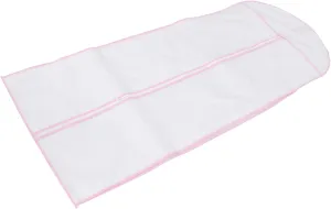 1Pc Nonwoven Wedding Dress Cover Bag Bridal Gown Storage Protector Edged Garment Bag for Traveling Clothing Storage Preserves Dress Appearance