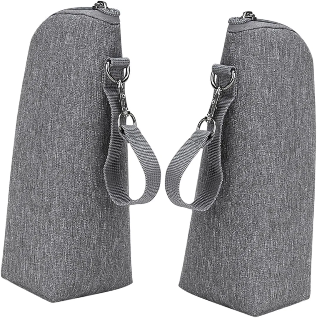 2pcs Insulated Milk Bottle Bag Durable Thermal Pouch for Feeding Bottles Keeps Milk Warm Cold for Go Parents