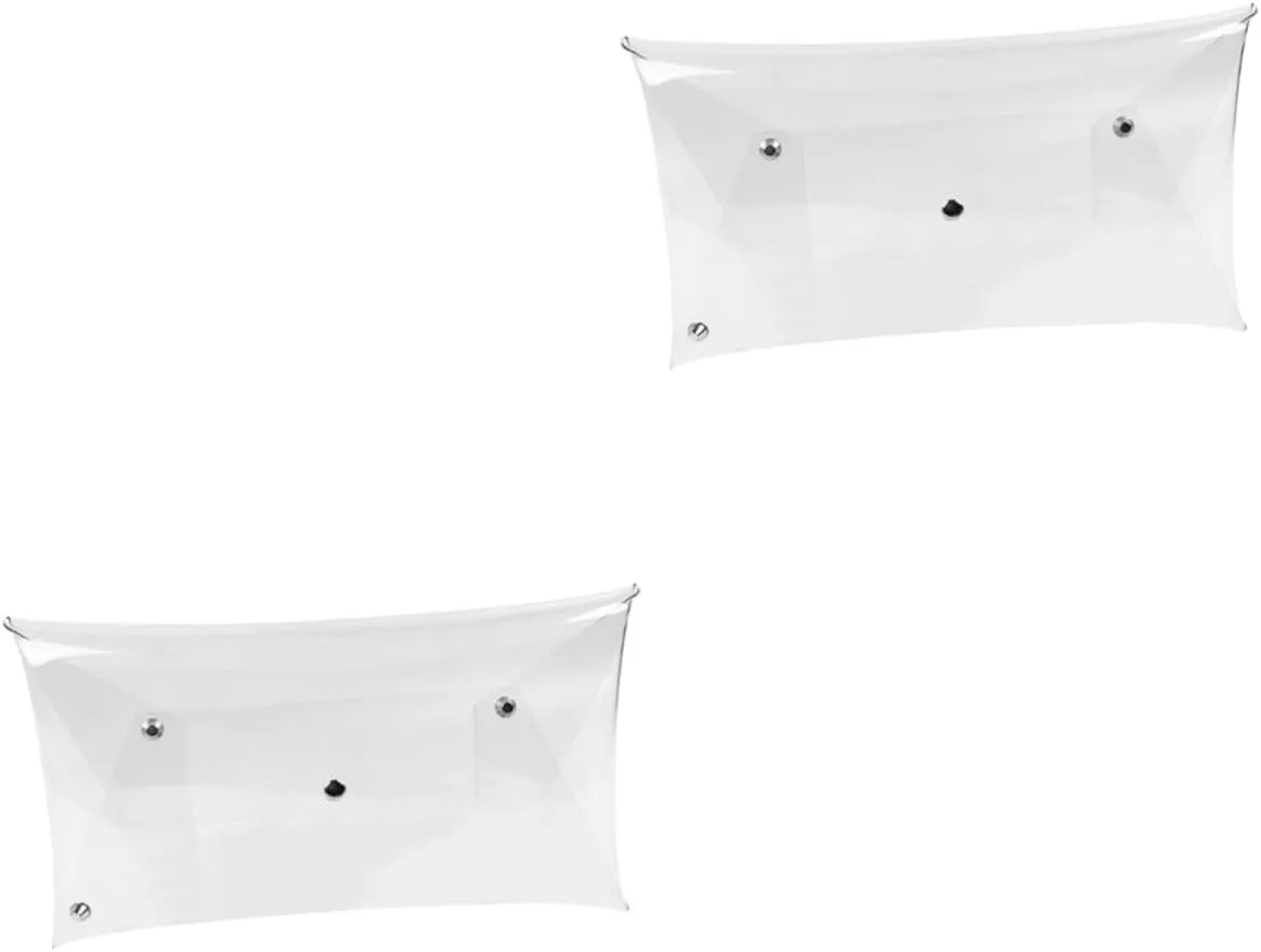 2pcs Women Transparent Bag Women Transparent Envelope Jelly Bag Sling Bag for Women Clutch Bag