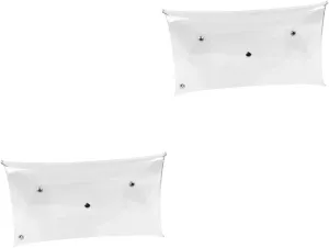 2pcs Women Transparent Bag Women Transparent Envelope Jelly Bag Sling Bag for Women Clutch Bag