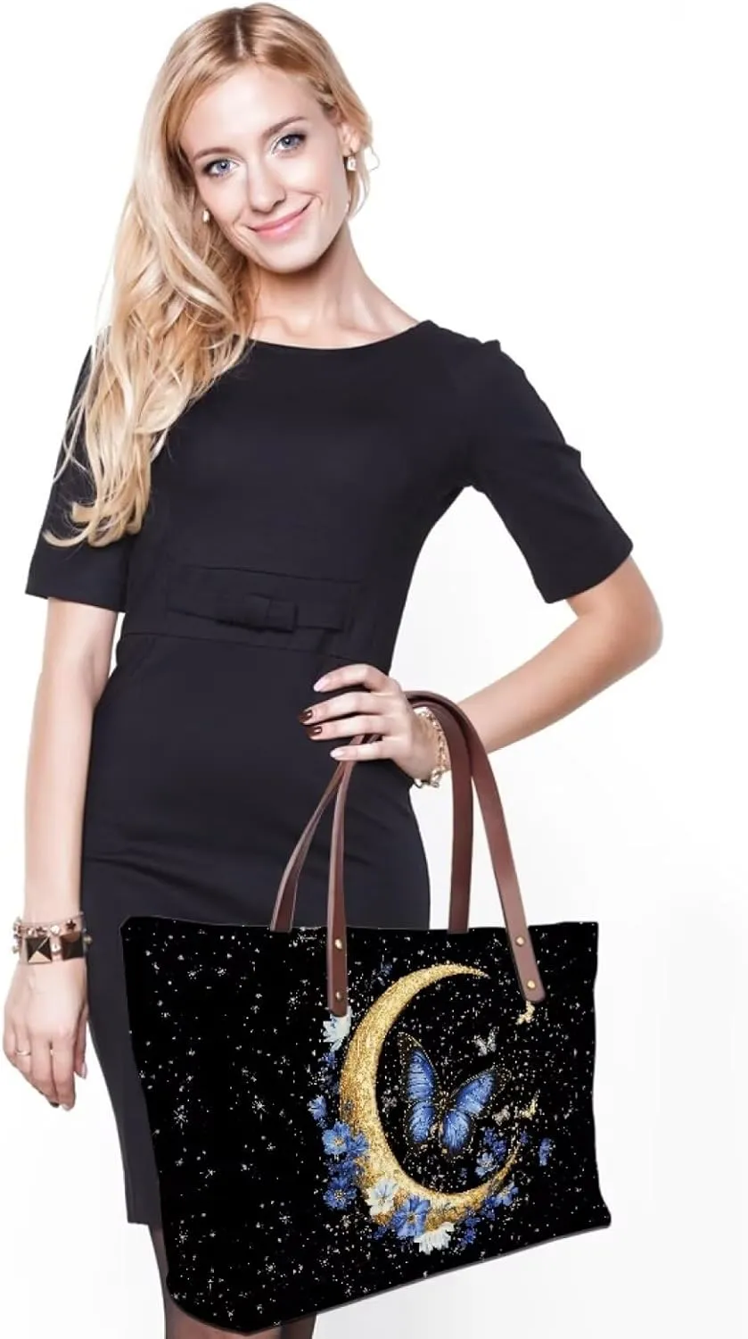 African Tribal Ethnic Print Women Tote Shoulder Bags Casual Handbag