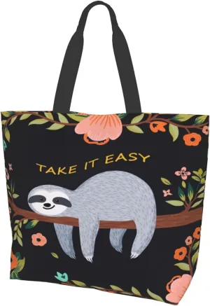 AmerTac Tote Bag Large Women Casual Shoulder Bags Gifts Reusable Waterproof For Weekender Travel Grocery Shopping Outdoor