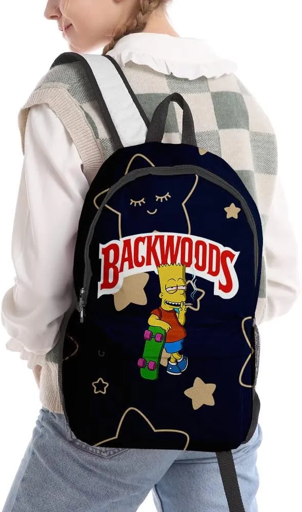 Anime Backpacks Casual Laptop Backpack Travel Bags for Men Women