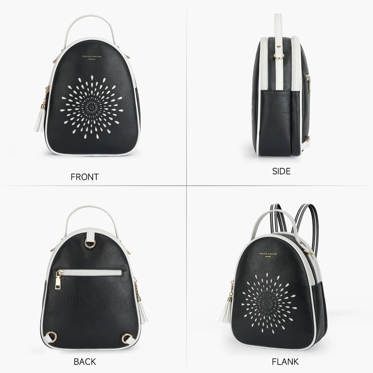 APHISON Small Backpack Purse for Women Cute Mini Backpacks PU Leather Crossbody Shoulder Bags Multifunctional Handbags