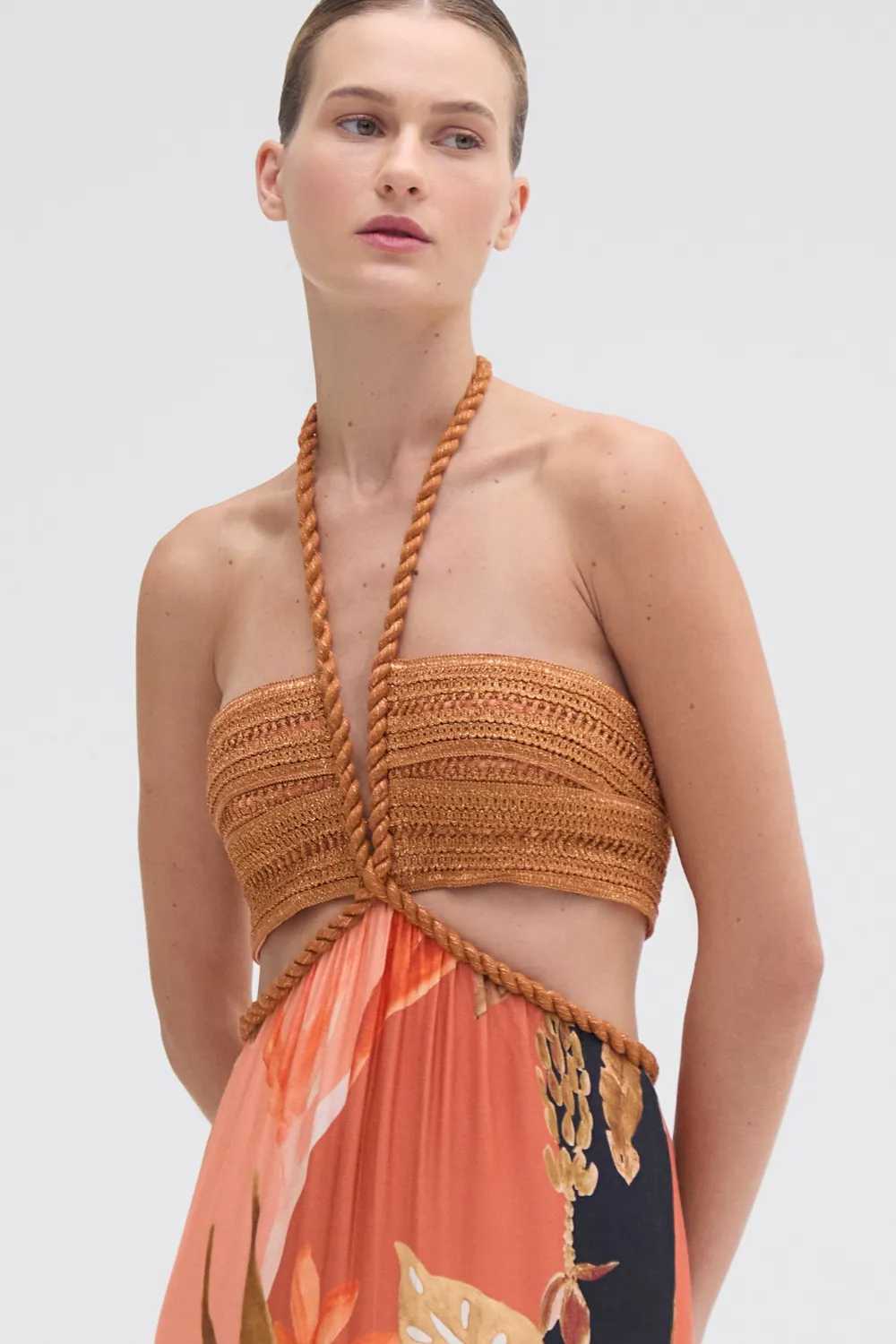 BANANIER CUT OUT MIDI DRESS