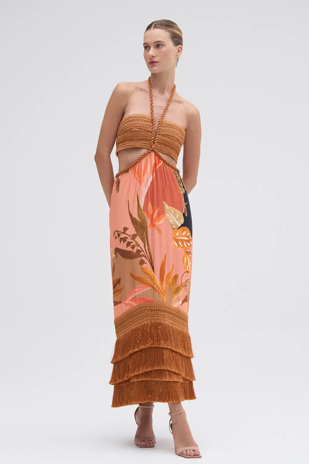 BANANIER CUT OUT MIDI DRESS