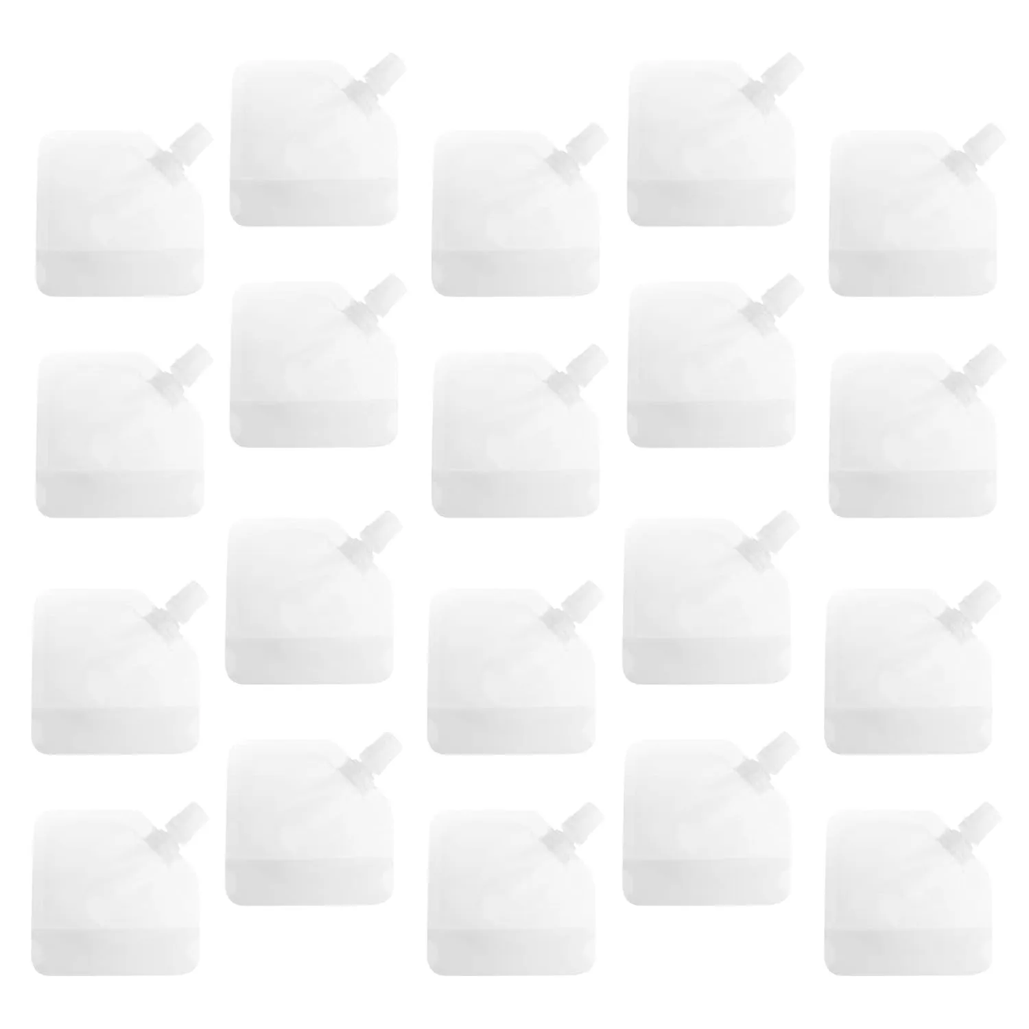 Beaupretty 20pcs Lotion Bag Travel Lotion Container Makeup Packing Bag Cosmetic Travel Containers Travel Storage Bag Travel Clear Toiletry Bag Plastic Containers The Pet Filling