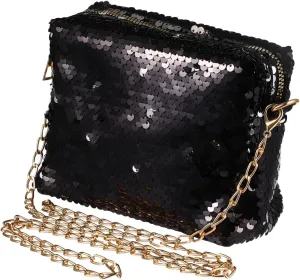 BESPORTBLE Sequins Clutch Bag for Women Shoulder Bag Top Handle Evening Clutch Purse Large Capacity