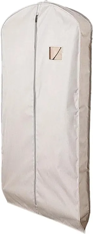 Breathable Garment Bags for Hanging Clothes, Oxford Cloth Garmet Bag, Zippered Storage for Suit Bags, for Household Use(Natural,51.1in/130cm)