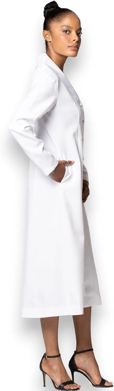 Button Front Clergy Dresses for Women - Elegant Church Dress & Uniform, Clergy Robes Women Choir Robe G11674
