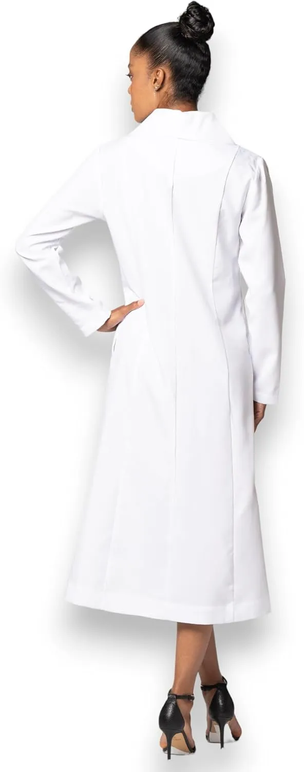 Button Front Clergy Dresses for Women - Elegant Church Dress & Uniform, Clergy Robes Women Choir Robe G11674