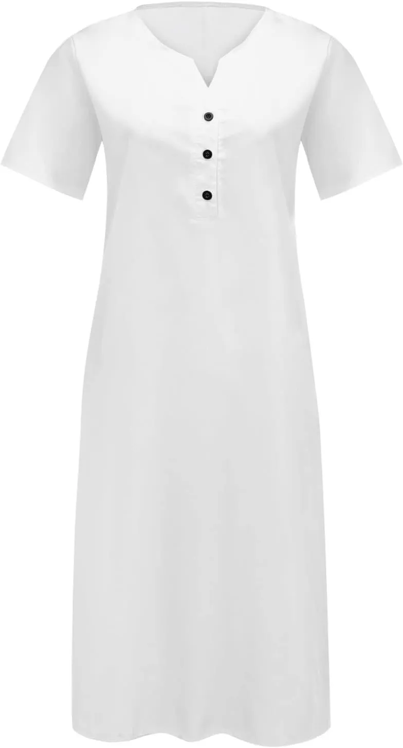 Ceboyel Summer Boho Dresses for Women 2023 Short Sleeve Maxi Long Dress Floral Print Casual Dress Trendy Ladies Outfits