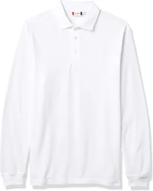 Clique Men's Long-Sleeve Evans Pique Polo