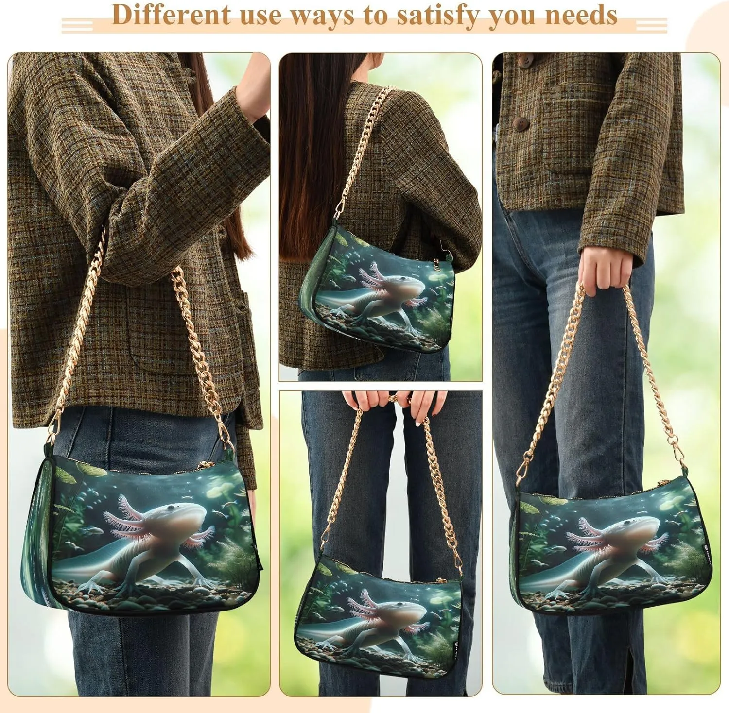 Colorful Flowers Blooming Hand Bags for Women, Crossbody Travel Bags for Women
