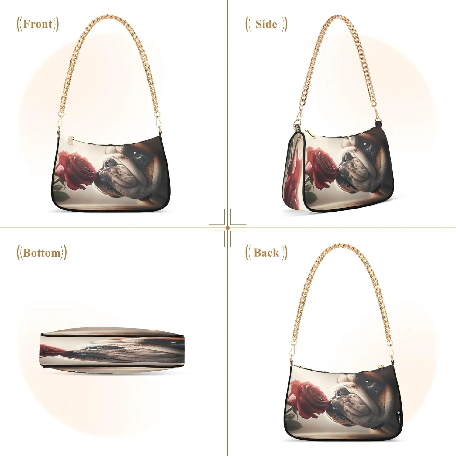 Colorful Flowers Blooming Hand Bags for Women, Crossbody Travel Bags for Women