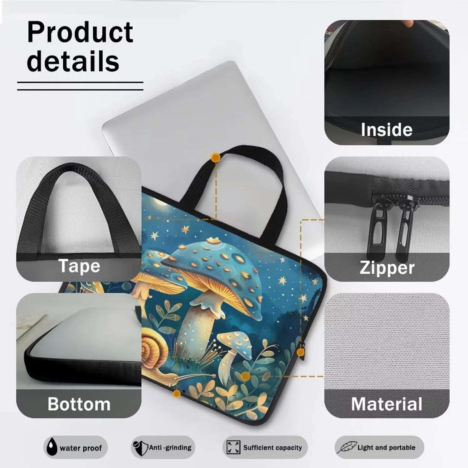 Computer Bags for Laptops for Women Men Laptop Bag Laptop Sleeve Casual Briefcase Handbag Work Bags