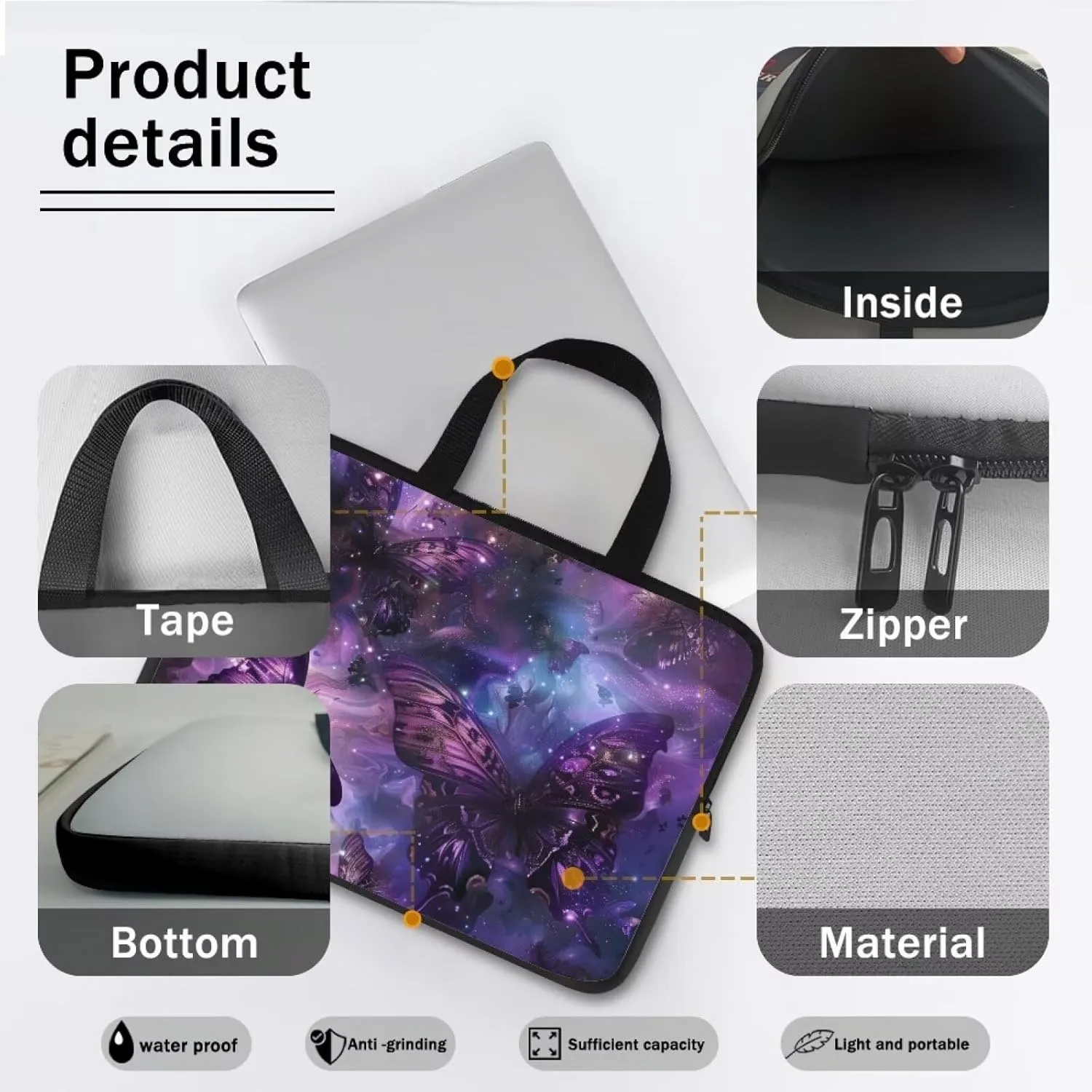 Computer Bags for Laptops for Women Men Laptop Bag Laptop Sleeve Casual Briefcase Handbags Work Bags