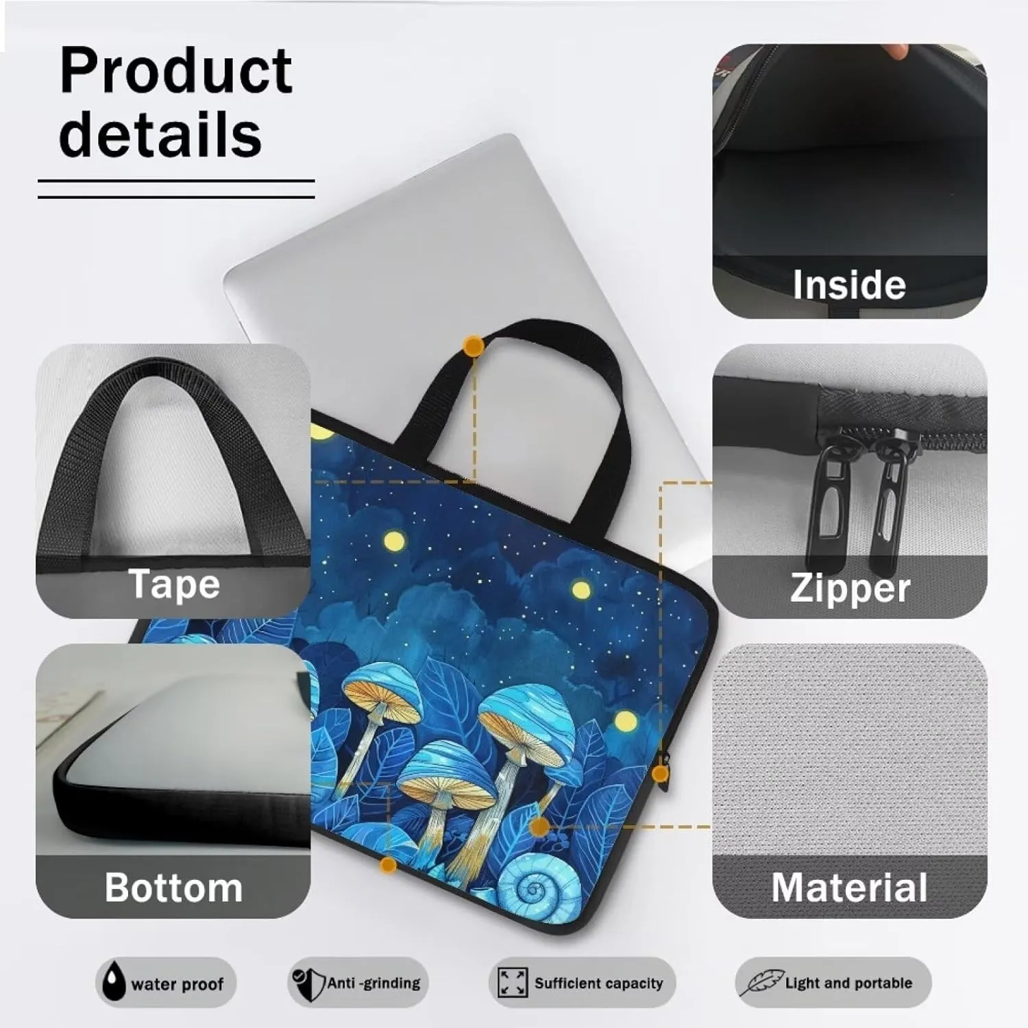 Computer Bags for Laptops for Women Men Laptop Bag Laptop Sleeve Casual Briefcase Handbags Work Bags