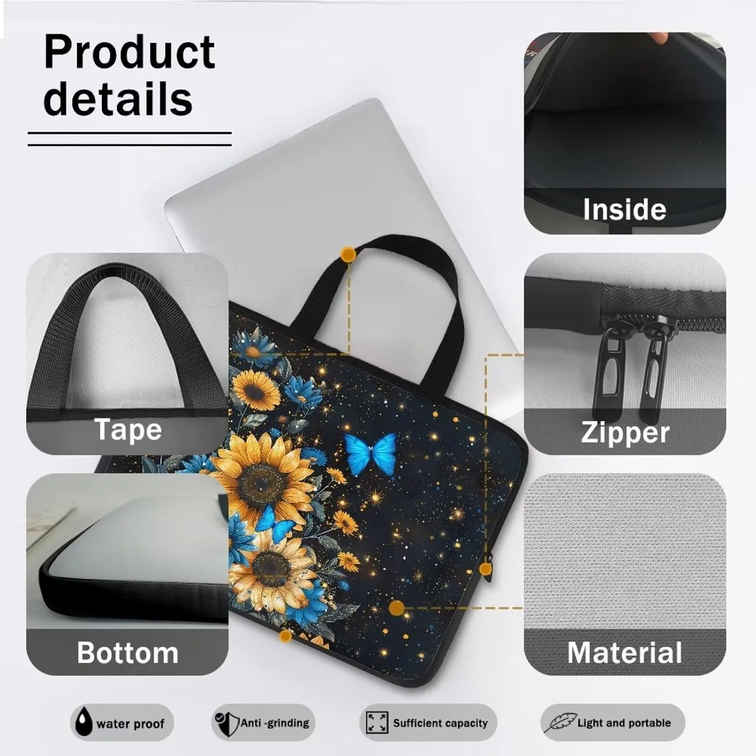 Computer Bags for Laptops for Women Men Laptop Bag Laptop Sleeve Casual Briefcase Handbags Work Bags