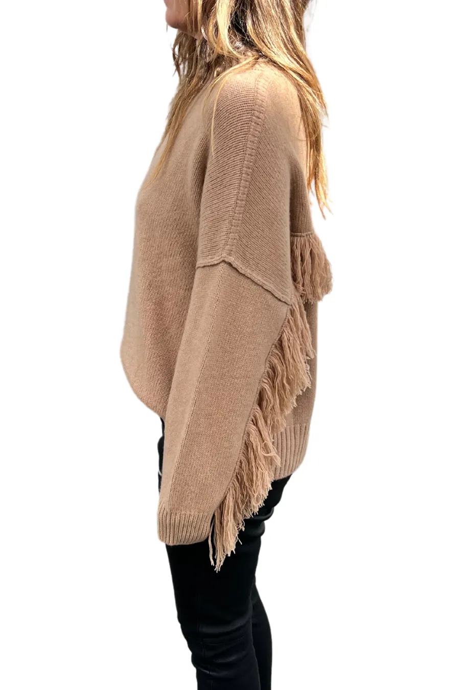Cowboy Jumper With Fringes Desert Mirage