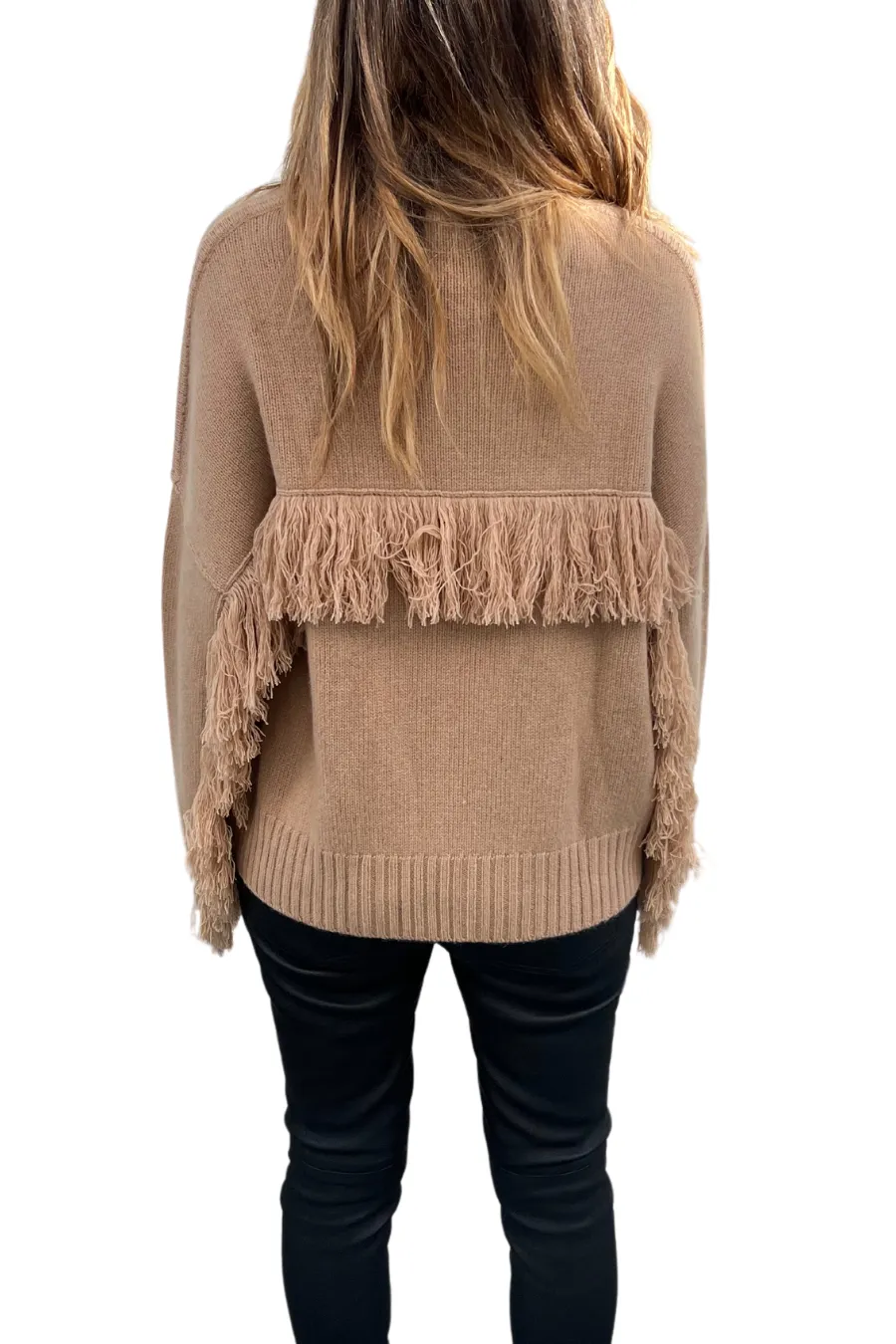 Cowboy Jumper With Fringes Desert Mirage