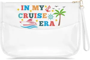 Cruise Lover Gifts for Women Girl Clear Makeup Bag Cruise Themed Gifts for Daughter Sister Friend Cruises Party Decoration Cosmetic Bag Girls Vacation Gift Christmas Birthday Gift Toiletry Pouch