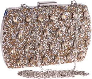 Diamante Evening Bag Women's Evening Banquet Dress Clutch(D)