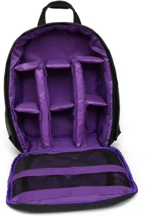 DOITOOL Nylon Dslr Camera Bag Breathable Waterproof Material Backpack Case Detachable Dividers for Photography