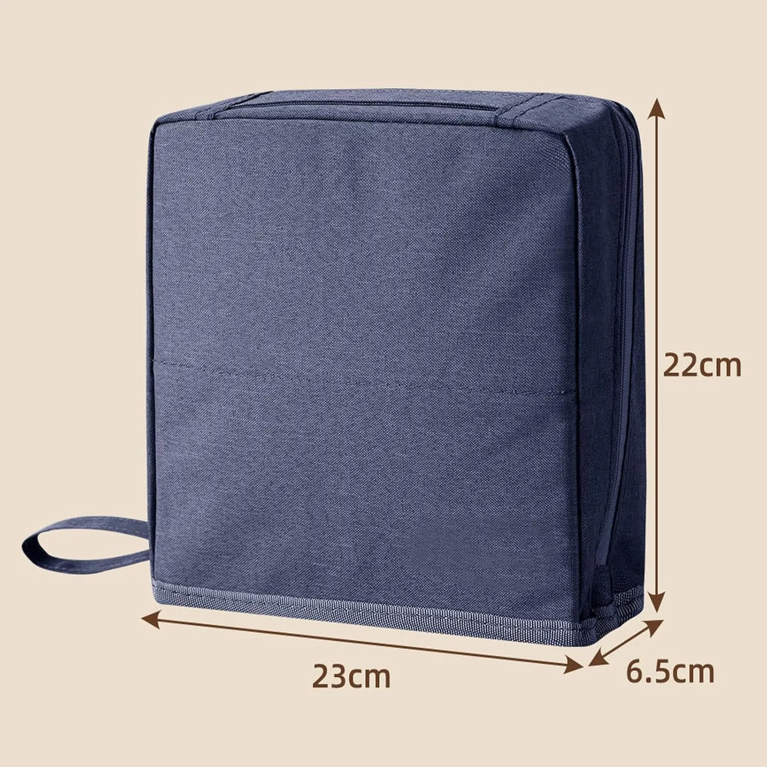 Doresty Makeup Bag, Standing Makeup Bag  Portable, Large Capacity Waterproof Multifunctional Make Up Bags (Black)