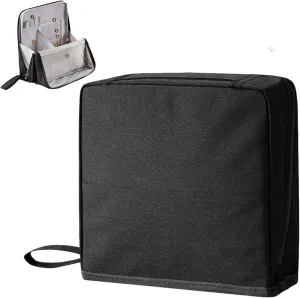 Doresty Makeup Bag, Standing Makeup Bag  Portable, Large Capacity Waterproof Multifunctional Make Up Bags (Black)