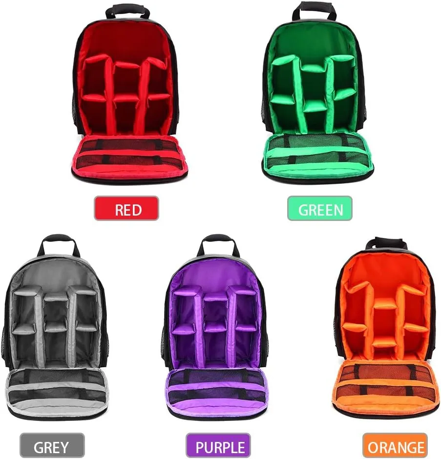 Ejoyous Camera Backpacks for Photographers, Outdoor Small DSLR Digital Camera Video Backpack, Water resistants Multifunctional Breathable Camera Bags For Unisex Outdoor Travel Hiking