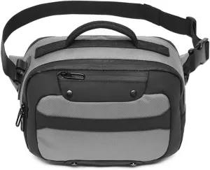 Fanny Pack Simple Waterproof Messenger Bag Men's Fashion Sports Mobile Phone Bag Multifunctional Waist Bags (D)
