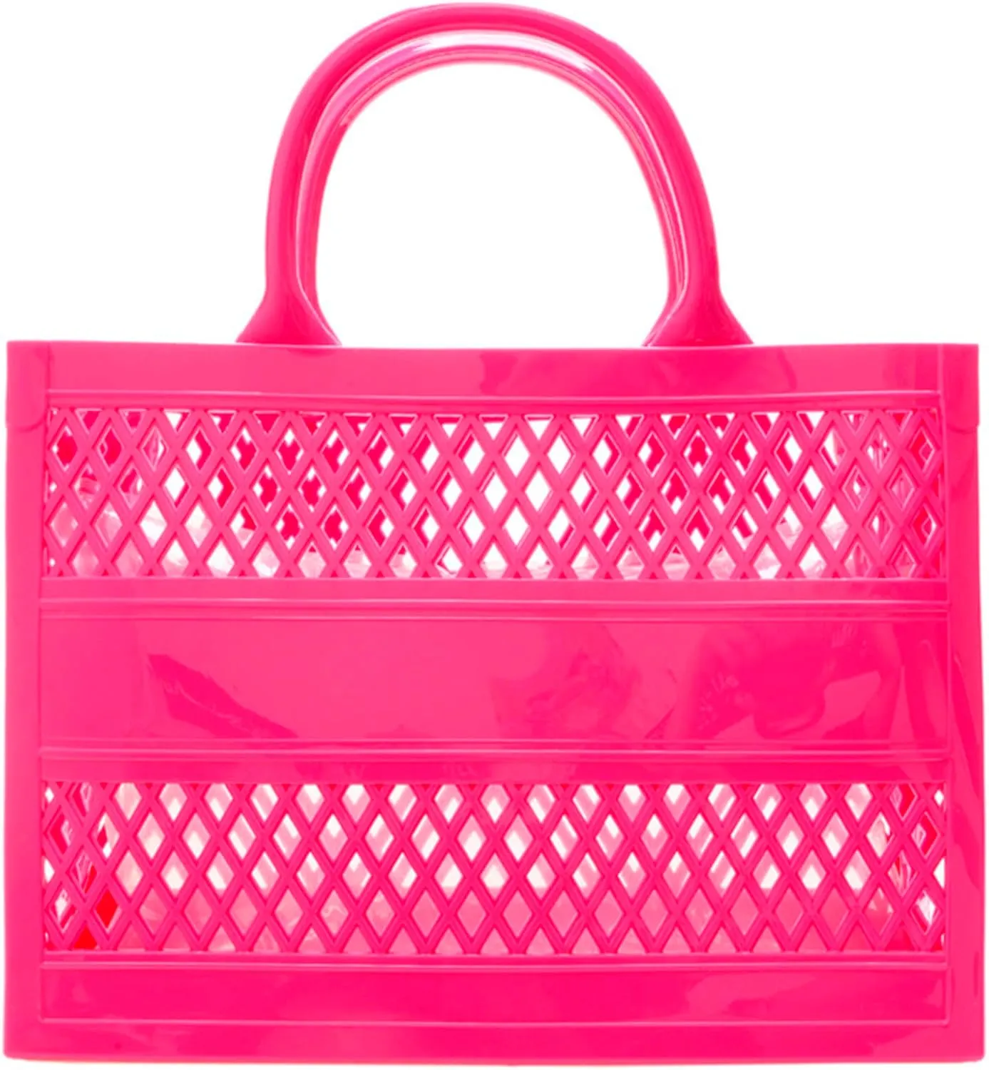 Fashion Big Capacity PVC Shopping Tote Bag Rubber Silicone Beach Bag Clutch Nails Coffin Shape Bags