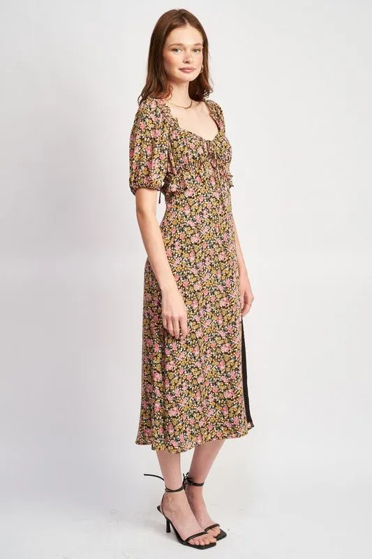 Floral Ruffle Dress