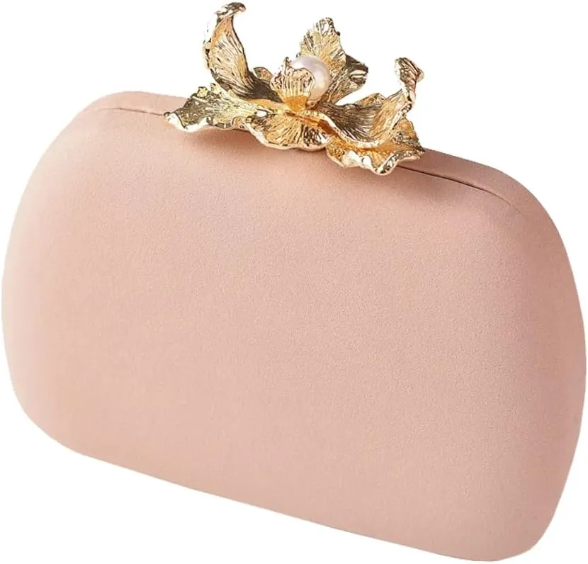 Flower Evening Clutch for Women Shiny Evening Bag Purses Gorgeous Handbags for Feast Party Wedding 2025