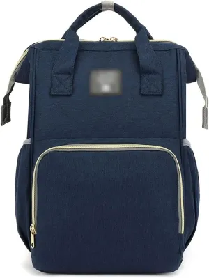 for women Bag Waterproof Fashion Backpack Bags For Mom Large-capacity multifunctional Lightweight (Blue)