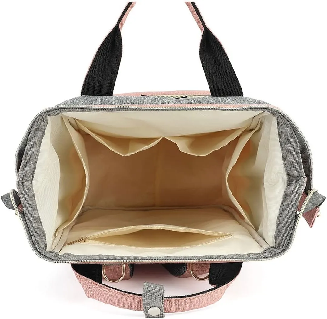 for women Bag Waterproof Fashion Backpack Bags For Mom Large-capacity multifunctional Lightweight (Gray)
