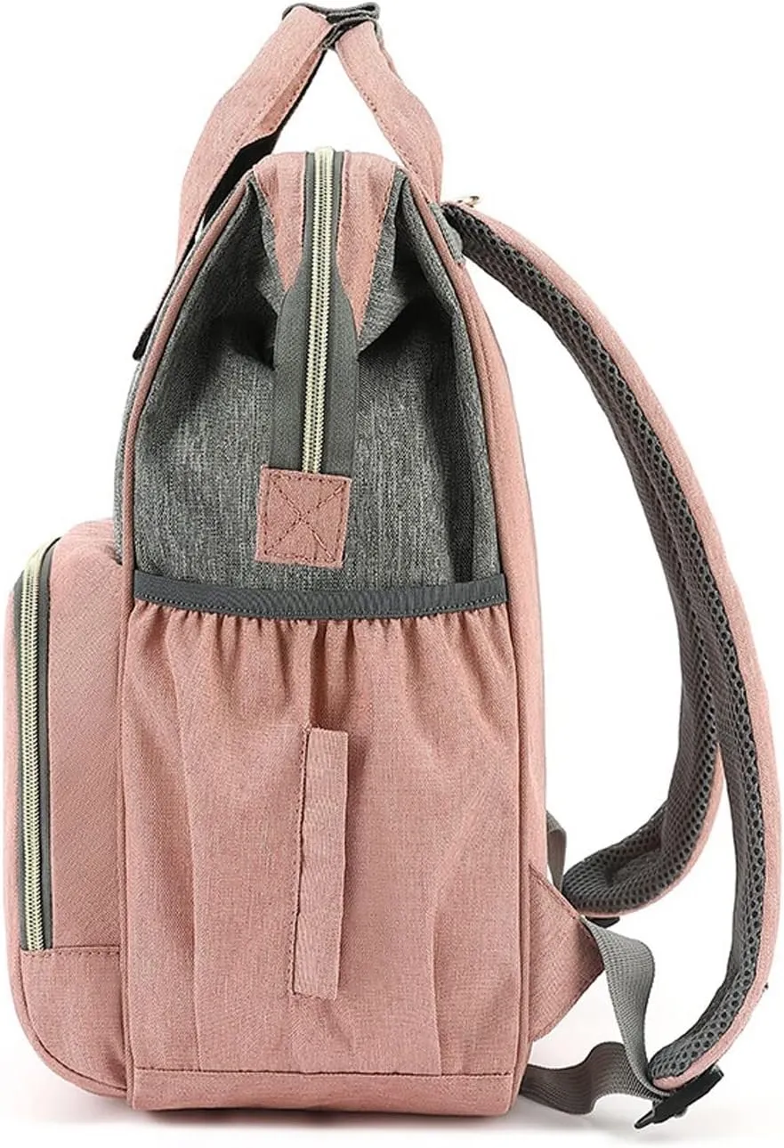 for women Bag Waterproof Fashion Backpack Bags For Mom Large-capacity multifunctional Lightweight (Gray)