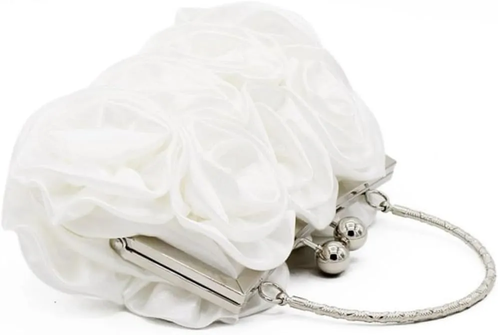 GALPADA Gorgeous Straw Clutch Bag for Women Evening Purses for Wedding Bridal Purse