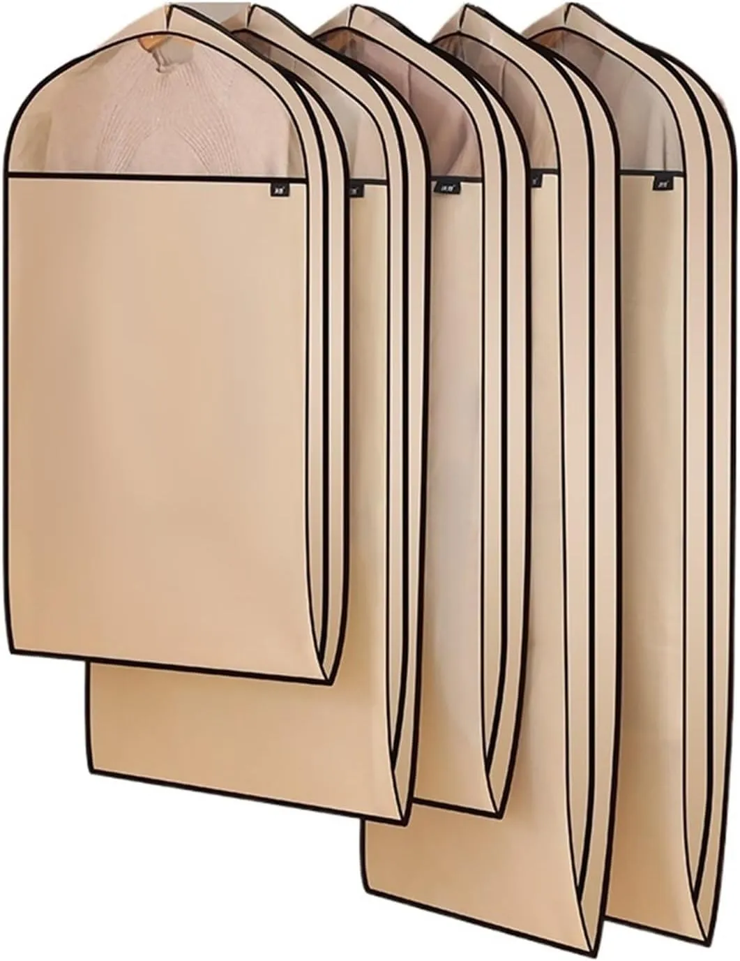 Garment Bags Three-dimensional Clothing Dust Cover, Breathable Clothing Storage Suit, Cloth Coat Cover Down Jacket Hanging Bag Clothing dust Cover (Color : A, Size : 60 * 90 * 11cm)