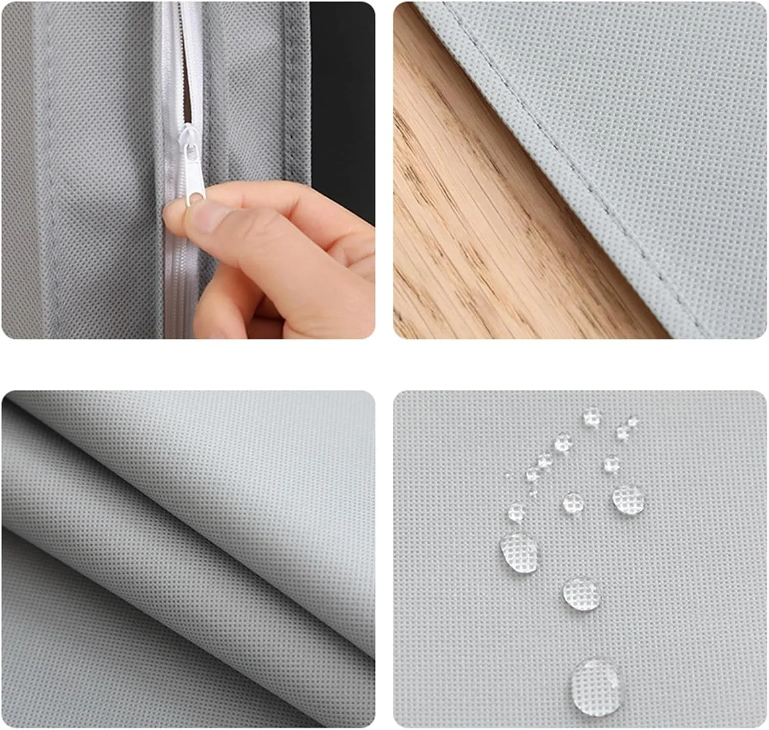 Garment Bags Three-dimensional Clothing Dust Cover, Breathable Clothing Storage Suit, Cloth Coat Cover Down Jacket Hanging Bag Clothing dust Cover (Color : B, Size : 60 * 130 * 11cm)