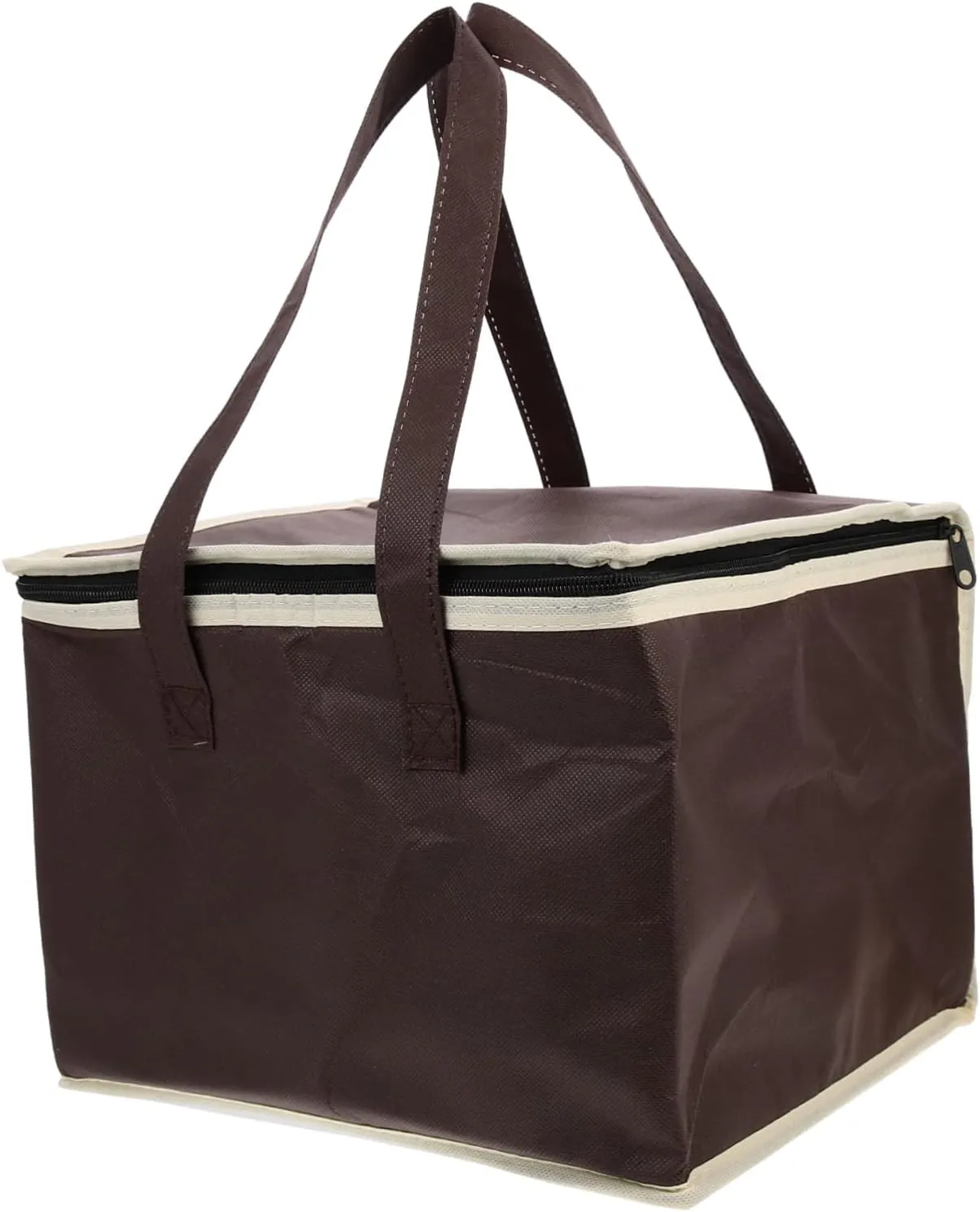Garneck Insulated Grocery Bag for Food Non Woven Fabric Insulation Bag for Cakes Seafood and Pizza Portable Thermal Bag for Hot and Cold Meals