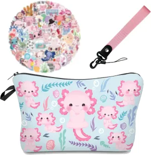 GIANCOMICS Cosmetic Bags for Women, Small Makeup Bags, Cute Zipper Travel Organizer Toiletries Pouch