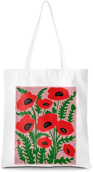 Gifts for Plant Lovers Tote Bag Flowers Beach Bag Insect Pumpkin Fall Halloween Travel Gifts Gardening