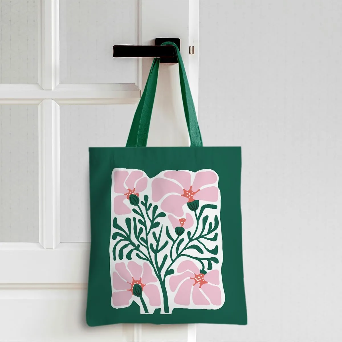 Gifts for Plant Lovers Tote Bag Flowers Beach Bag Insect Pumpkin Fall Halloween Travel Gifts Gardening