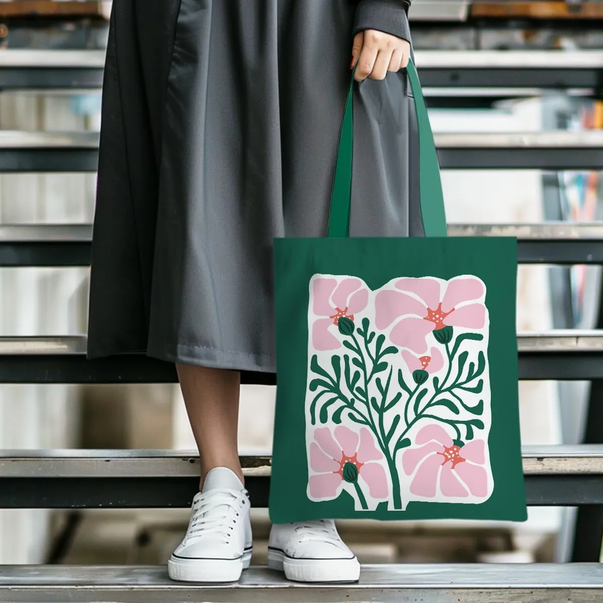 Gifts for Plant Lovers Tote Bag Flowers Beach Bag Insect Pumpkin Fall Halloween Travel Gifts Gardening