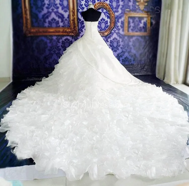 High Neck White Sheath Halter Organza Wedding Dresses Court Train Fitted Unique Plus Size Bridal Gowns with Beadings
