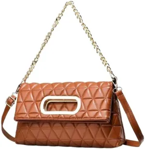 Hobo Bag For Women Fashion Small Tote Top Handle Handbag Satchel With Metal Chain Solid Elegant Crossbody Bags Wallets